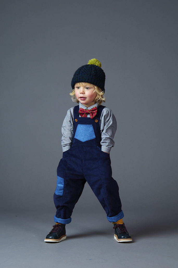 What Mother Made Special Edition Dungarees Navy & Powder Blue-3253