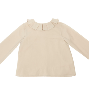 Patachou Girls Beige Chiffon Blouse-0