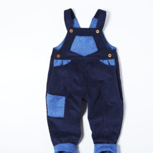 What Mother Made Special Edition Dungarees Navy & Powder Blue-0