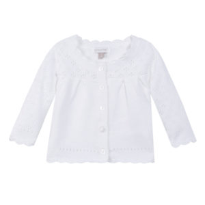 Absorba White Cardigan-0