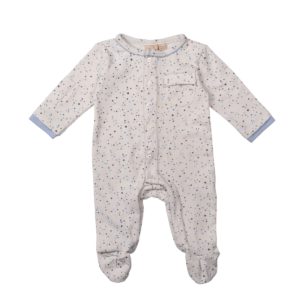 Toffee Moon Geo Print Sleepsuit-0