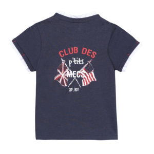 3 Pommes Navy Polo Shirt-3811