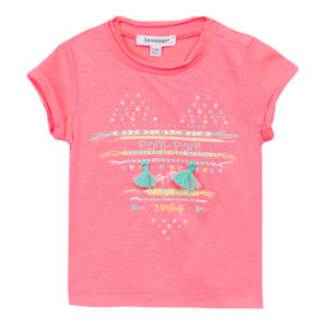 3 Pommes Pink Pom Pom T Shirt-0