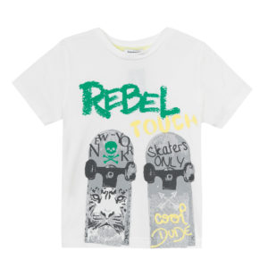 3 Pommes Skater Rebel T Shirt-0