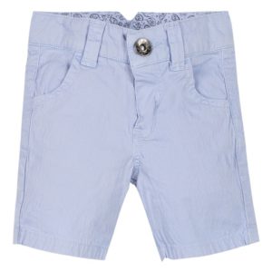3Pommes Boys Light Blue Bermuda Shorts-0