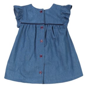 Absorba Baby Girls Denim Dress-4090