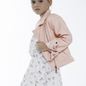3Pommes Girls Ivory Chiffon Dress-0