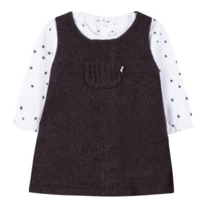 Absorba Girls Star Knitted Dress-0