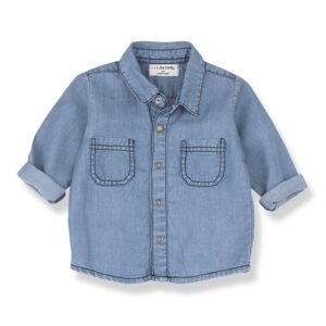 1+ In The Family Blue Denim Shirt