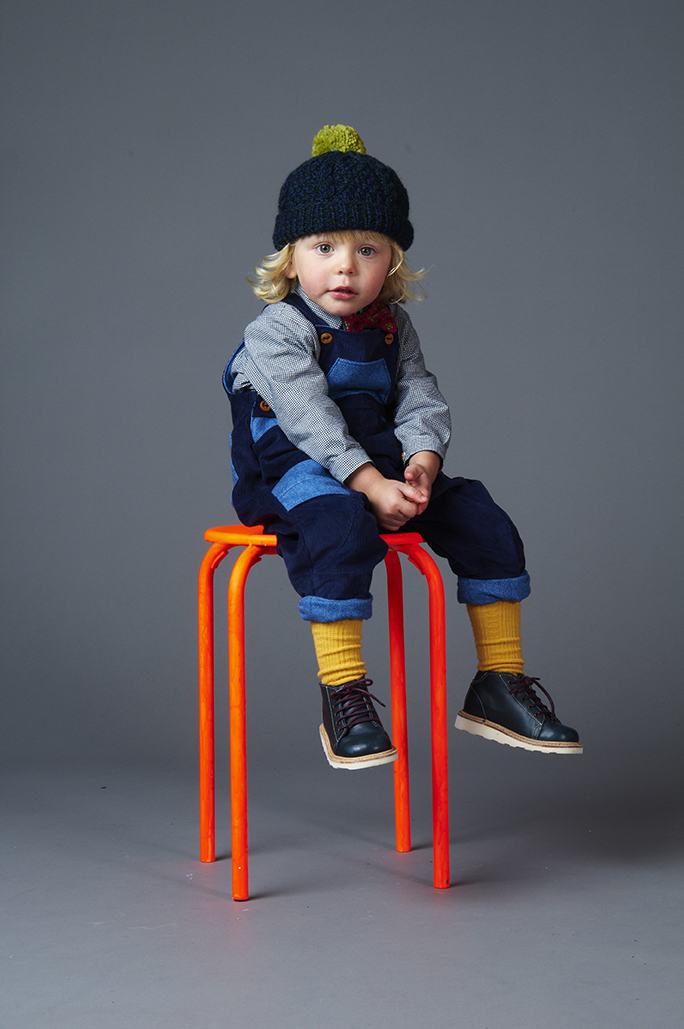 What Mother Made Special Edition Dungarees Navy & Powder Blue - Image 5