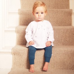 The Little Tailor Knitted Cotton Cashmere Mix Leggings - Image 4