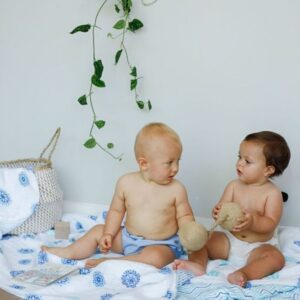 Malabar Baby Organic Cotton Swaddle Blanket - Mandala