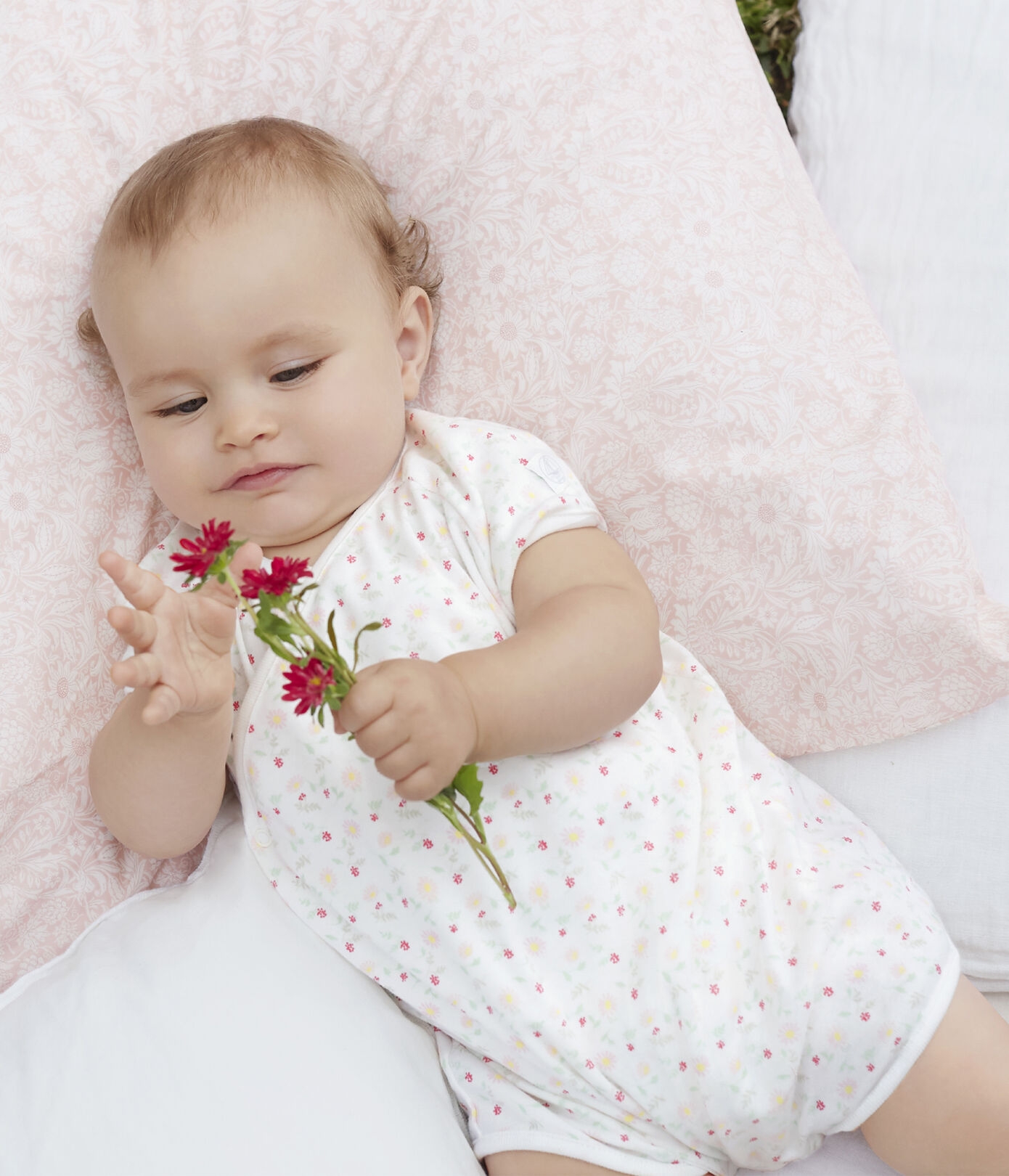 Petit Bateau Organic Ivory Cotton Shortie - Image 2