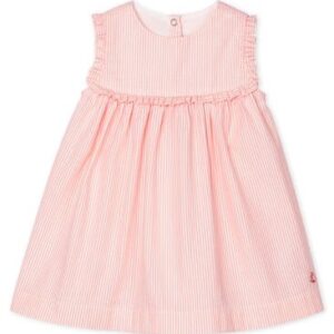 Petit Bateau Pink Stripe Sleeveless Dress
