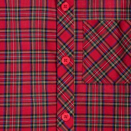 Rachel Riley, Boys Red Tartan Flannel Shirt - Image 5