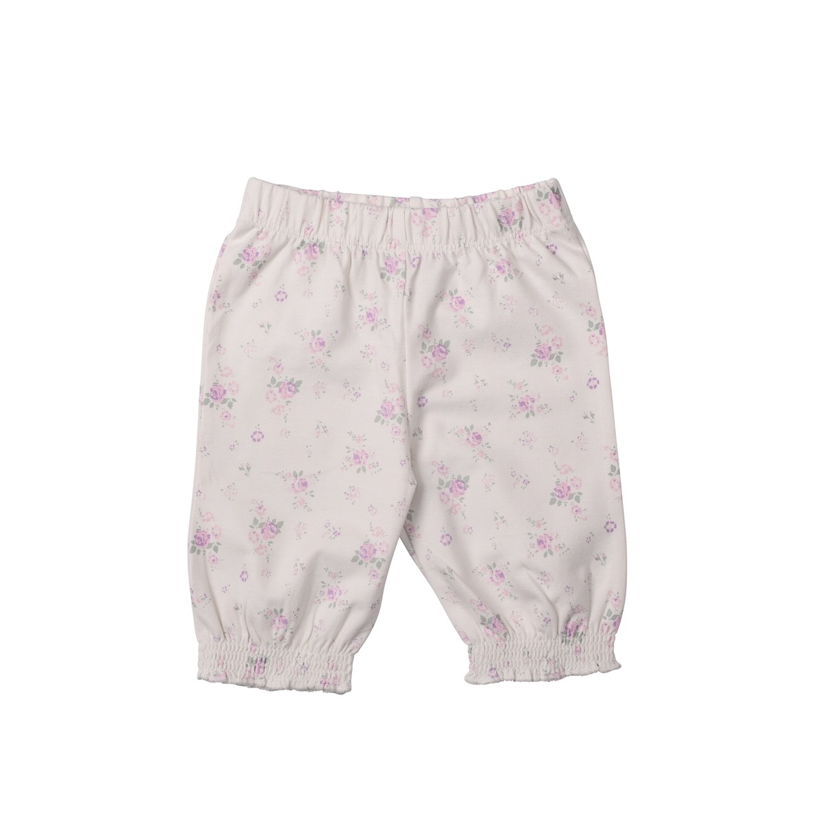 Toffee Moon, Baby Girls Bloomer Pants In Vintage Rose Print - Image 3