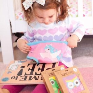 Zoocchini Organic Cotton Girls Unicorn Training Pant